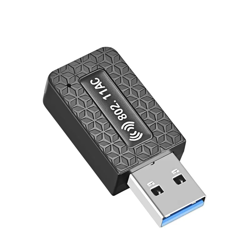 USB-WLAN-Adapter 2,4 MBit/s 5,8 GHz 1300 GHz WLAN-Empfänger 2,0 MBit/s Netzwerk karte USB 3. 0 Wi-Fi-Hochgeschwindigkeitsantennen-WLAN-Adapter