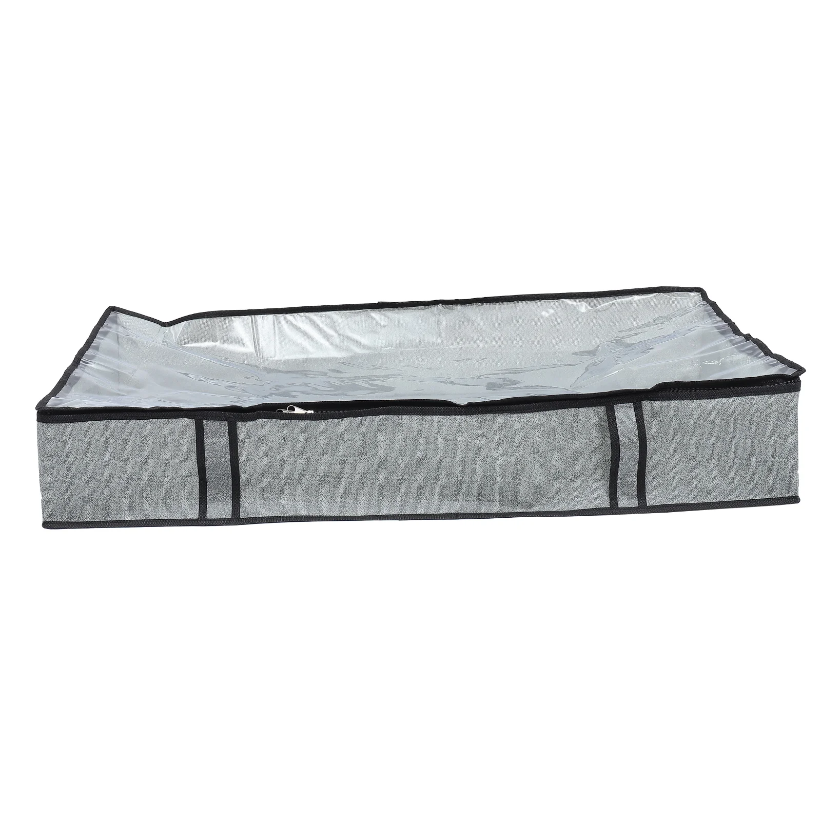 

Dust-Proof Storage Bag for Quilts Blankets Bedroom Organizer Heavy Duty Handles Reusable Transparent Panel