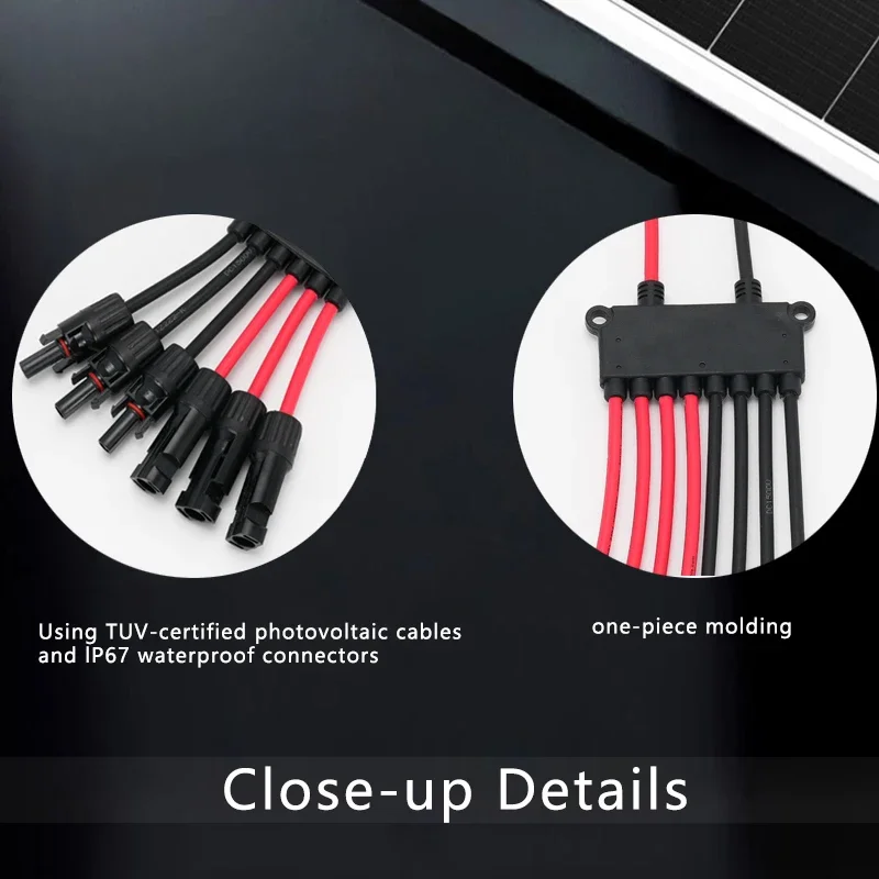 PV Parallel Connector Solar Y Branch Splitter Cable DC1000V 35A IP67 Solar Panel Photovoltaic Adapter image 4