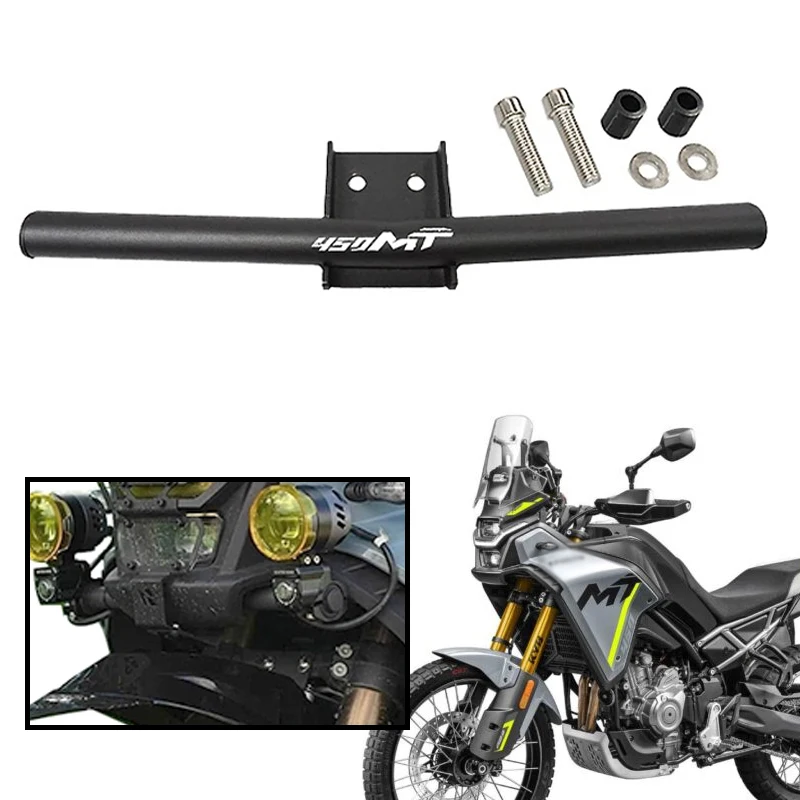 ملحقات الدراجة النارية دعامة الضباب المساعدة دعامة تثبيت الإضاءة مناسبة لـ CFMOTO 450MT CF450MT 450 MT MT450 2023 2024 2025