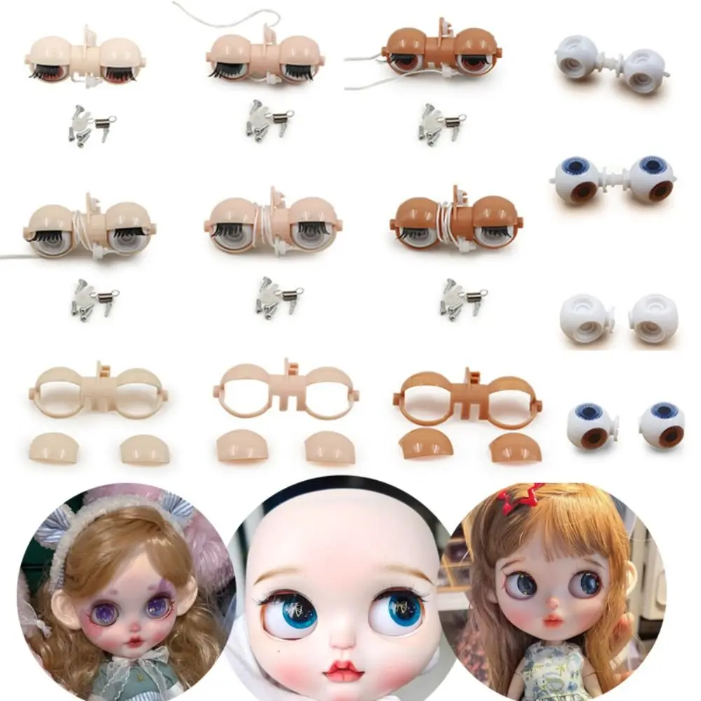 

New Design Cloth Doll Doll Eyeskin Eyeskin Round Doll Eye String DIY Three-dimensional False Eyes Doll