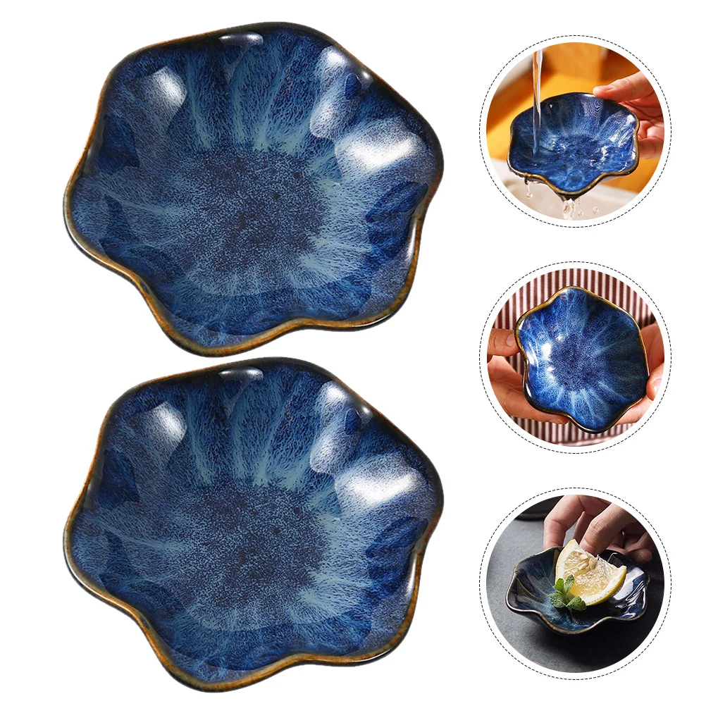 

4Pcs Small Ceramic Bowls Condiment Dishes for Sushi Vinegar Ketchup Butter Prep Cooking Soy Sauce Dishes