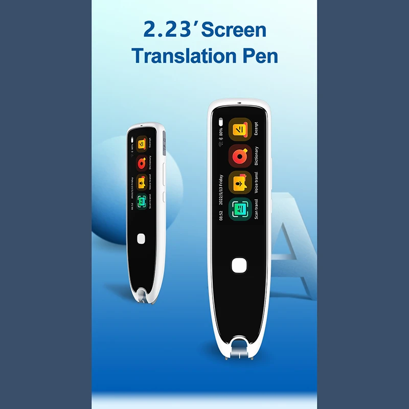 Smart Voice Scan Translator Pen MultifunctionTranslation Real Time Language Translator Business Travel Abroad Dictionary Pen