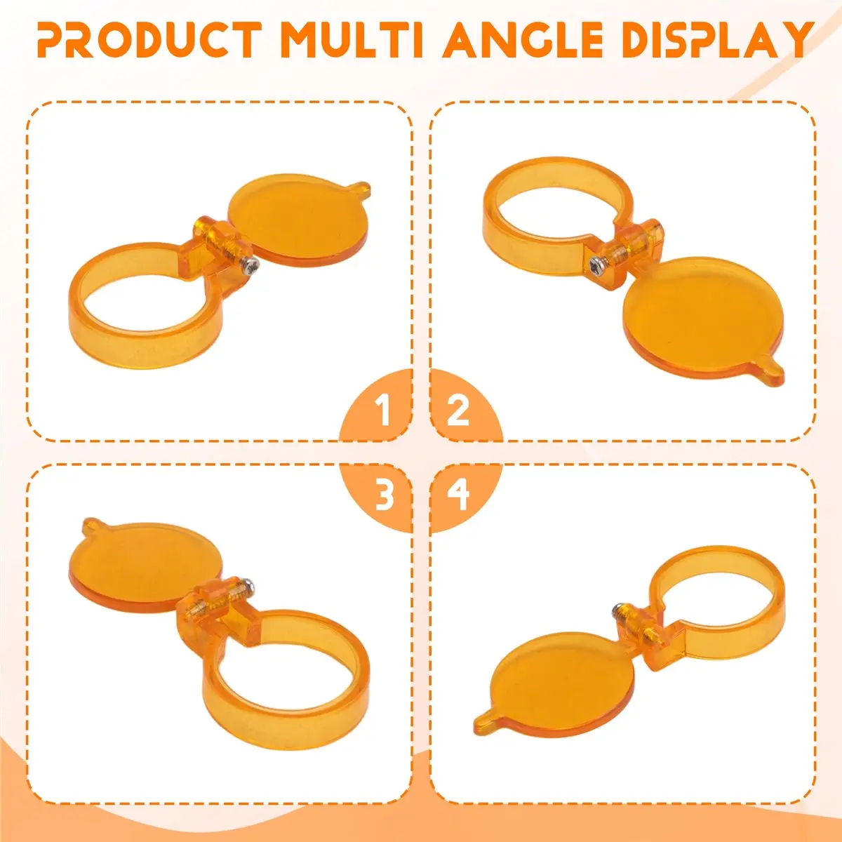 #27E 1PCS Yellow Filter for LED head light lamp Dental Loupes Illumination,Dental Loupes,(plastic)