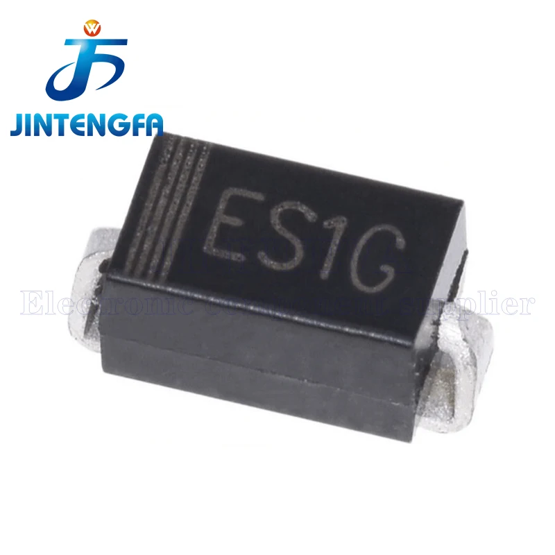 100PCS ES1D ES1G ES1J ES1M ES2D ES2G ES2J ES2M SMA DO-214AC 1A 200V 400V 600V 1000V SMD Diodes Superfast Recovery Rectifier