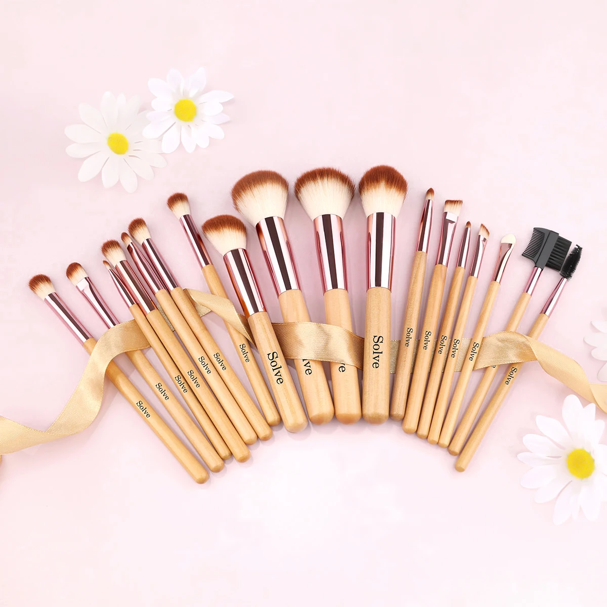 18 Pcs Professionele Make-Up Borstel Set Houten Borstel Cosmetische Foundation Poeder Make-Up Kwasten Oogschaduw Beauty Brush Kit Tools