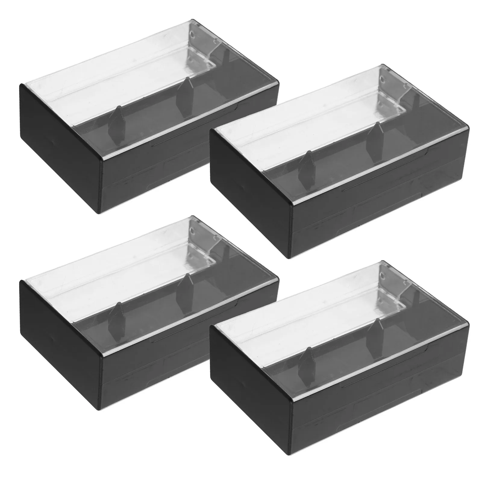 4 pcs CD Storage Portable Organizer Holder DVD Case Disc Halloween Christmas New Year Audio Cassette Tape Case Double