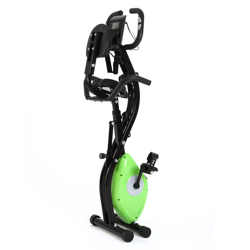 Indoor Folding Stationary Automatic Cycling Machine Upright Exercise Bike 2026
