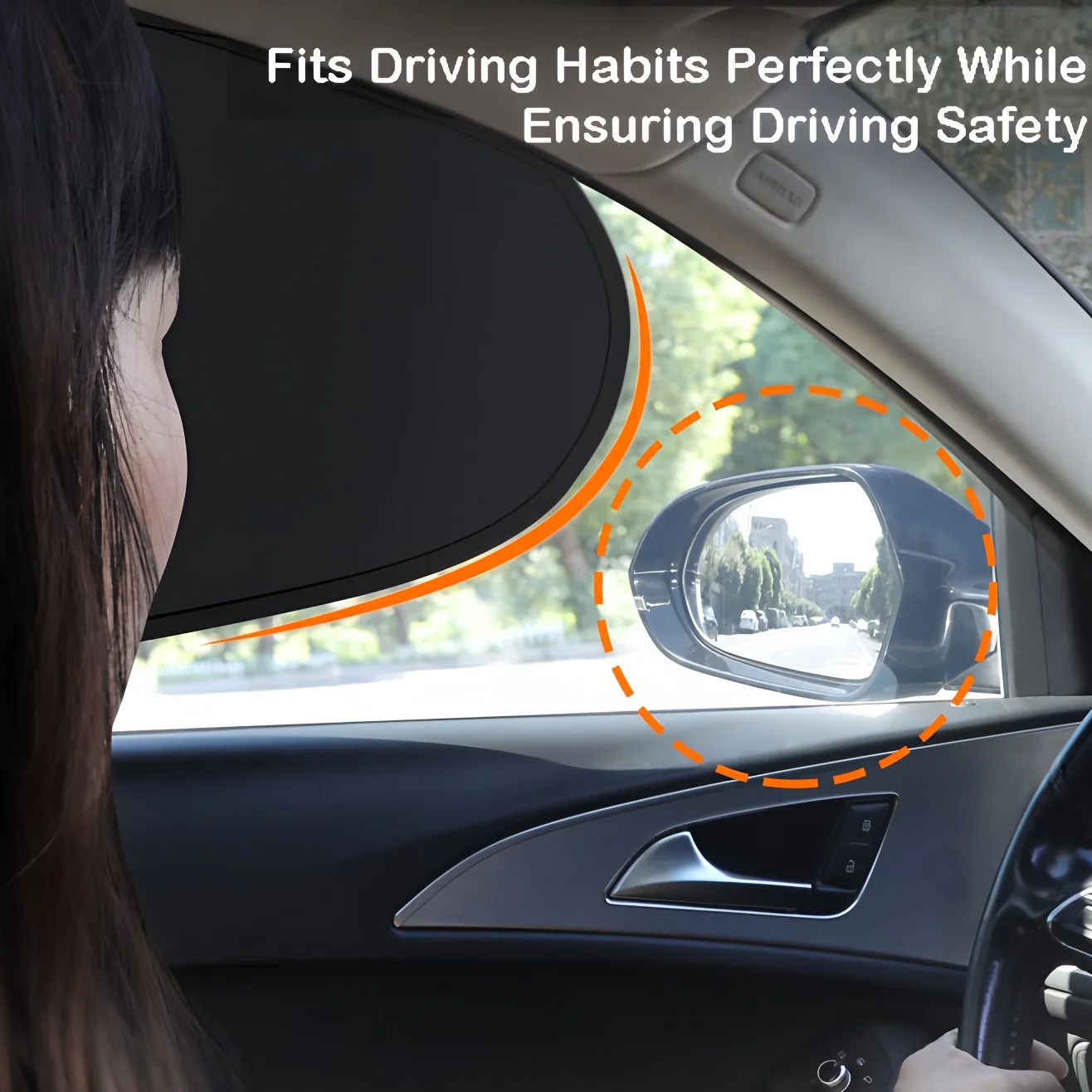 2026 Electrostatic Sun Visor For Car Side Window 4-layer Sun Shade Curtains Anti-glare Uv-blocker Auto Internal Blocker 99.9% Uv