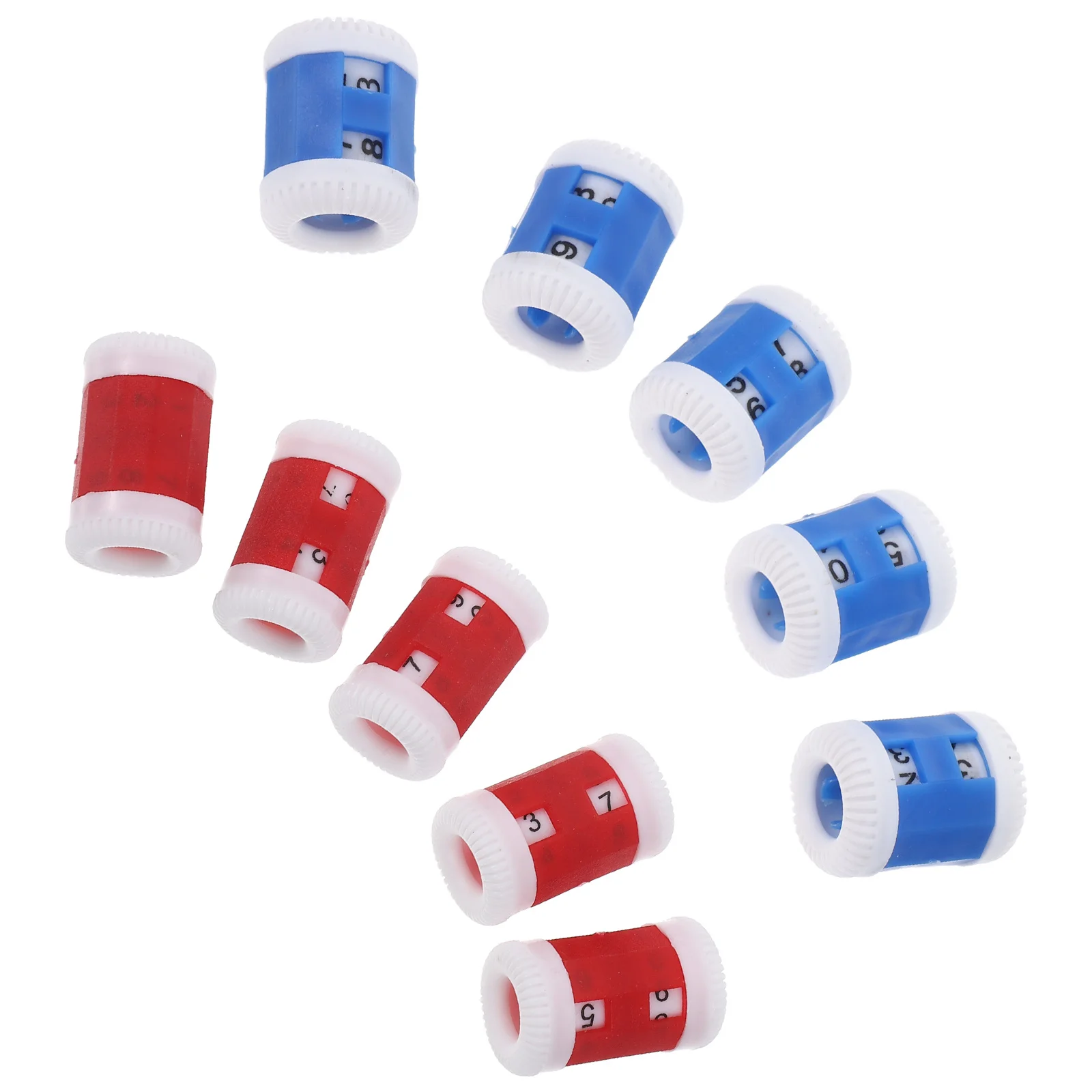 

10pcs Knitting Stitch Markers Plastic Knit Counter Row Counting Tool For Crochet Yarn Crafts Sweater Knitting Recorder Needle