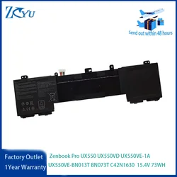 C42N1630 Laptop Battery For Asus Zenbook Pro UX550 UX550VD UX550VE-1A UX550VE-BN013T BN073T 4ICP5/41/75-2 15.4V 73WH