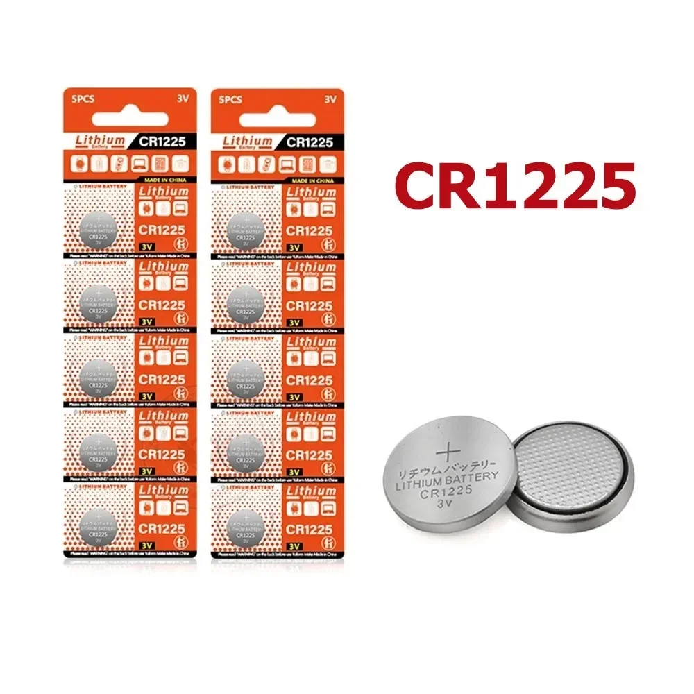 2-50PCS 3V CR1225 Coin Batteries ECR1225 bateria 1225 Button Battery For Electronic Instrument Remote Control Electronic Scale