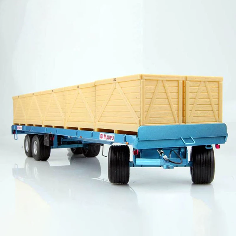 Diecast โลหะผสม1:32 Scale MAUPU PLATEAU โลหะ Trailer พาเลทรถบรรทุกสำหรับผู้ใหญ่คลาสสิกของที่ระลึกเครื่องประดับ