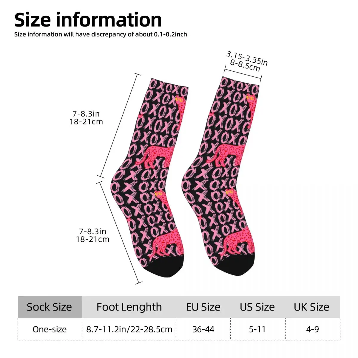 Cheetah Xoxo Men Women Socks Outdoor Novelty Spring Summer Autumn Winter Stockings Gift