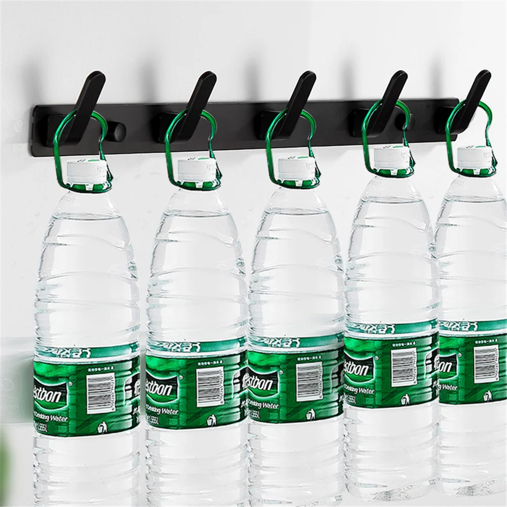 Bathroom Hanger Hook Coat Rack Towel Clothes Shelf Hat Hook Wall Rack for Kitchen Bedroom Door Rack Hallway Balcony Clothes Hook