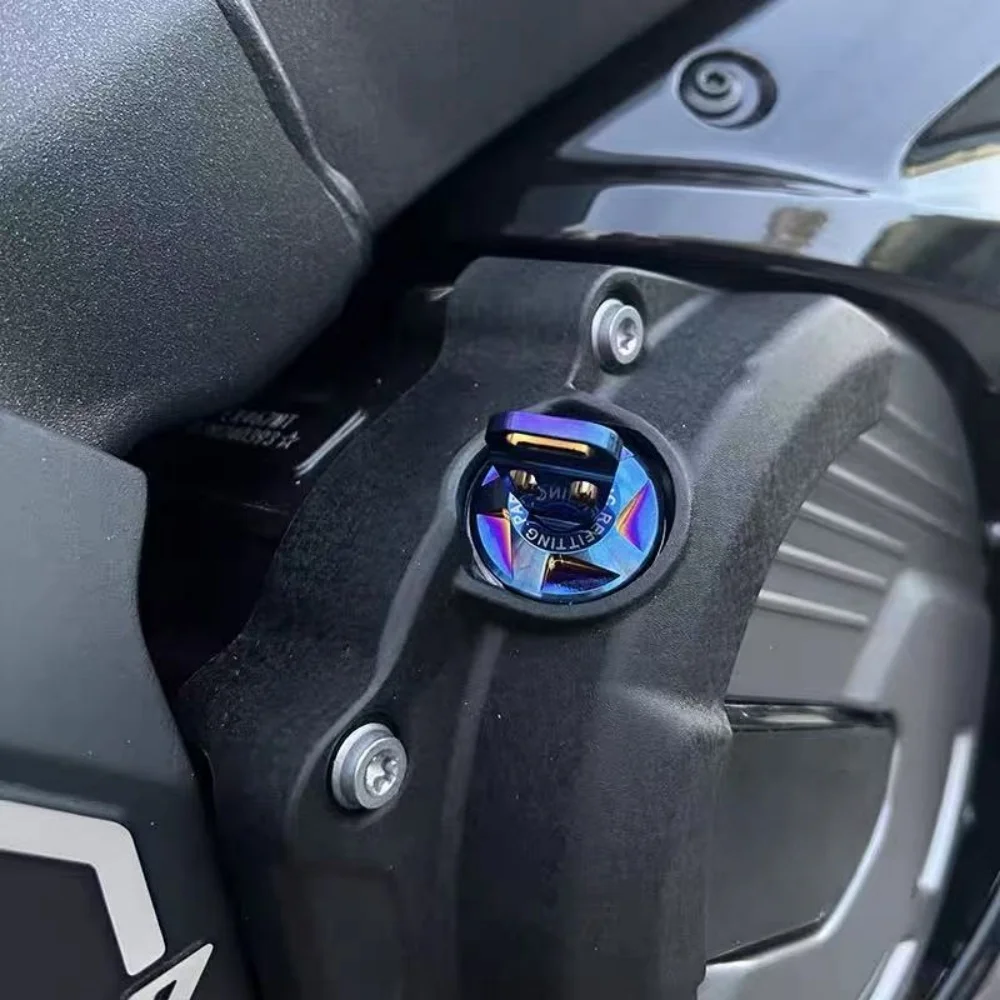For the ZONTES 703R/RR/F/T modified accessory anti-theft oil cap and oil screw inspection tool for non-destructive installation