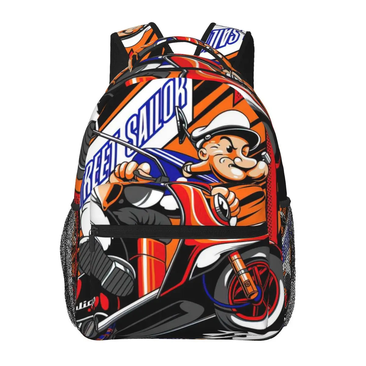 MOTORCYCLE Backpack for Girls Boys Travel RucksackBackpacks for Teenage school bag