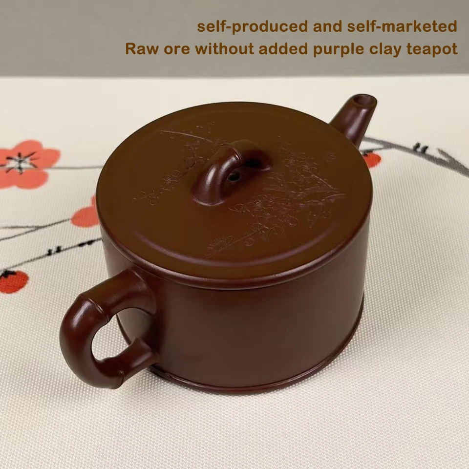 100% Authentic Yixing Zisha Clay Chinese Traditional HandmadeYixing Purple Sand Tea Pot Elegant Tea Maker for Home, Office, Gift 4