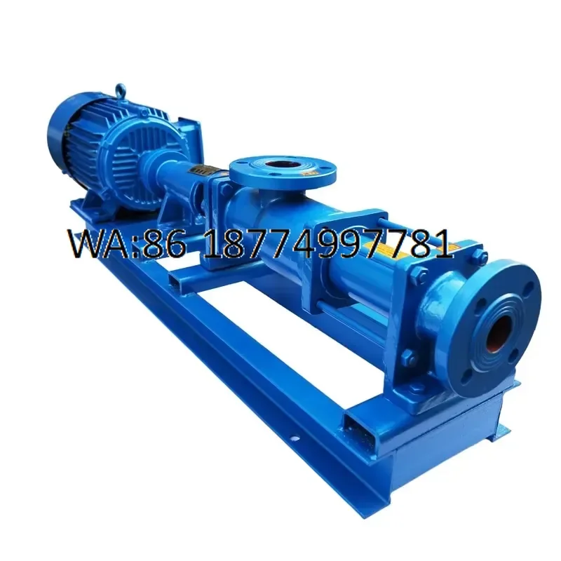 custom G Mono Eccentric Screw Pump for Mud Slurry Sludge Concrete Transfer