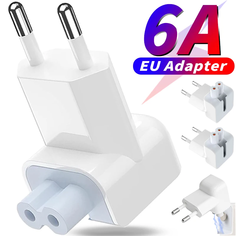 Laptop Adapter Travel EU AC Charger For MacBook MagSafe 45/60/85W Power Travel Wall Outlet Converters for Mac iBook IPad Pro Air