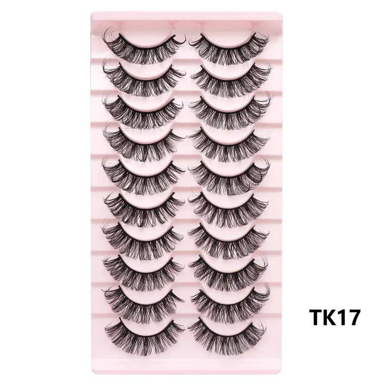 Wimpern, Künstliche Wimpern, Russische Streifenwimpern, Falsche Wimpern, Biche Eyes, Wimpernverlängerung, Russisches Volumen, Russische Wimpern – Detail 25