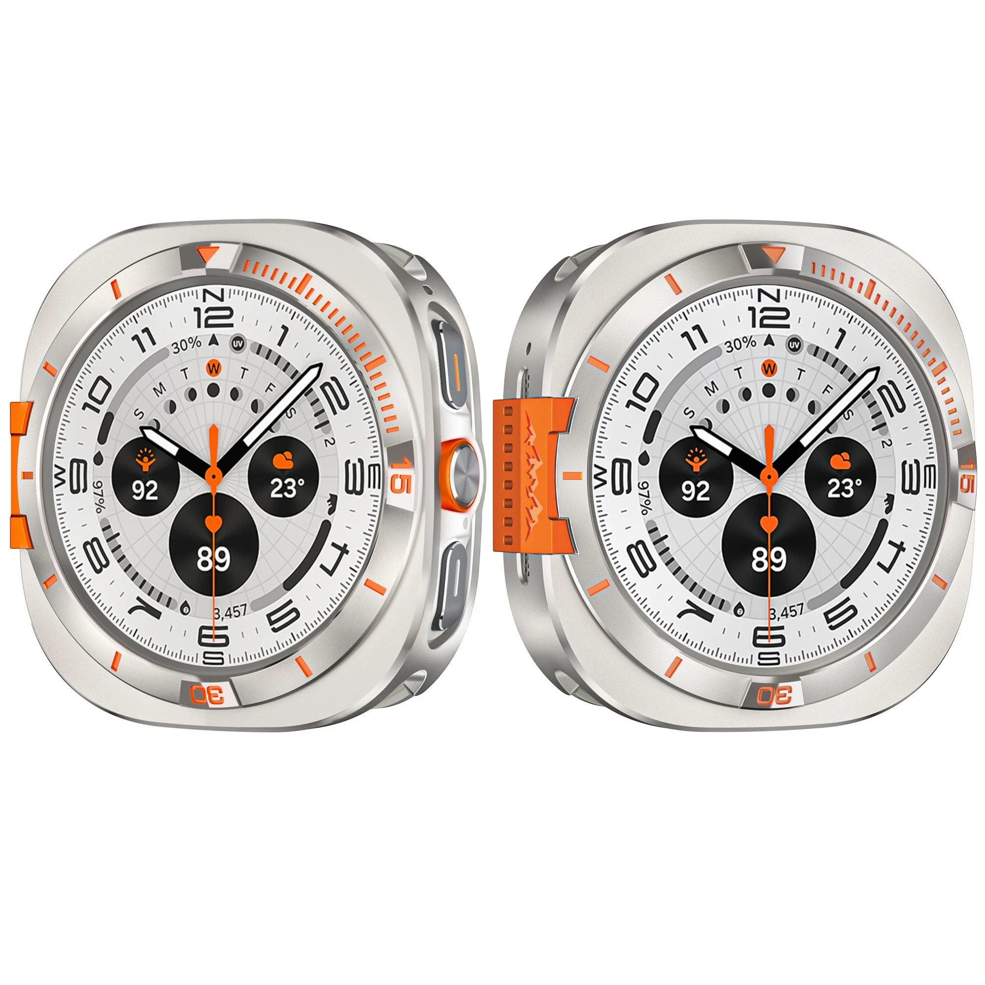 

Zinc Alloy Metal Bumper for Samsung Galaxy Watch Ultra 2025 Protective Case Cover for Samsung Galaxy Watch 7 Ultra 47mm Bumper