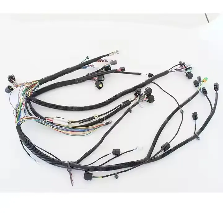 Factory Sale 50Pin Excavator Engine Wiring Harness High Precision Waterproofing Wire Harness for Agricultural Machinery