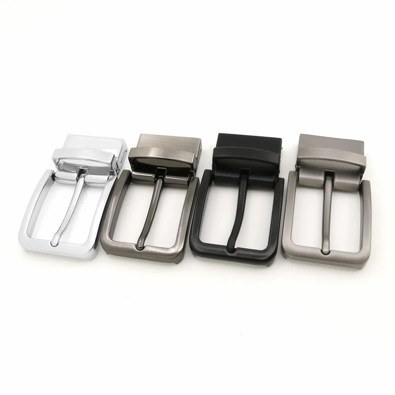 

Zinc Alloy Men's Casual Belt Buckle End Bar Heel Bar Buckle Single Pin Half Buckle for Leather Craft Jeans Webbing Pin Buckle