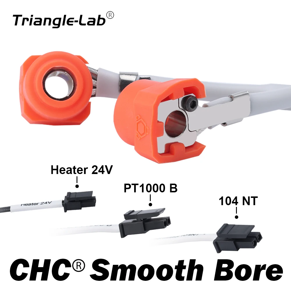 TriangleLab CHC® Smooth Bore  Ceramic ring Heatblock High temperature  resistance up to 320°C