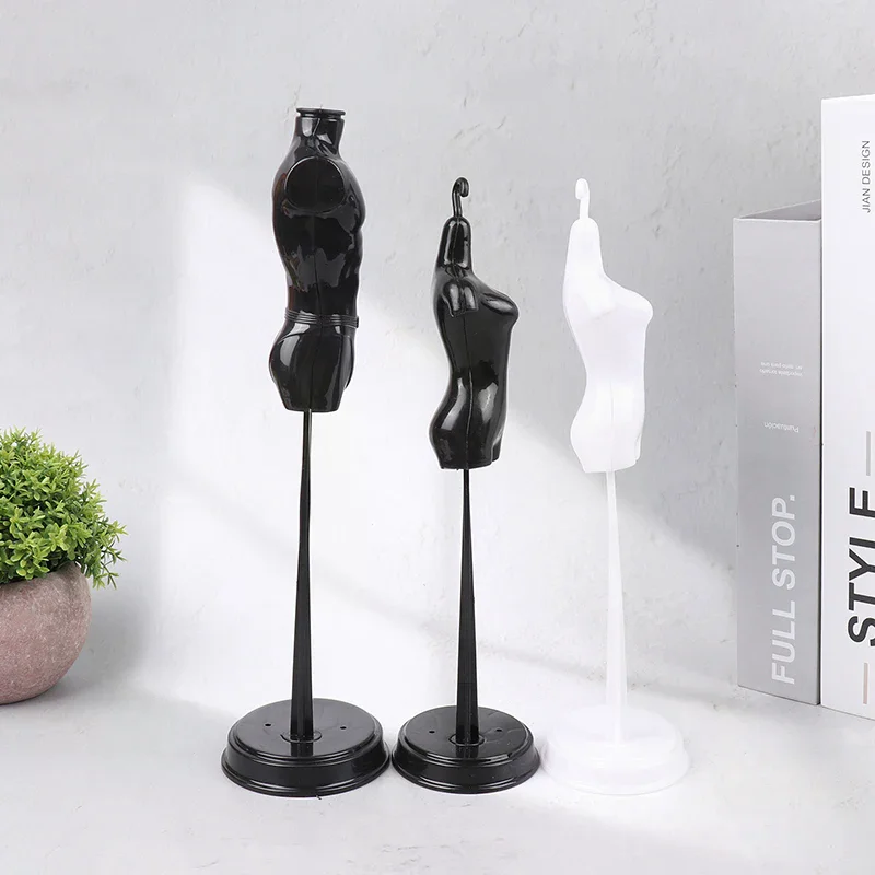 Accessory Innovative Scale 1:6 Mini Black White Display Stan d Holder Standing Toy Doll Accessories Dress Diy Clothes