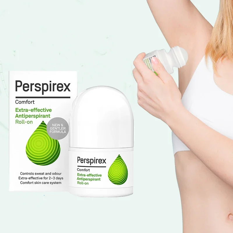 Perspirex Roll-On, nicht reizendes Antitranspirant, starker Komfort, originelle Achselkontrolle, Schweißgeruch, Deodorant, langlebig