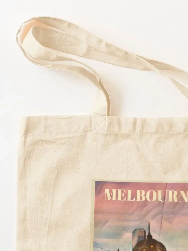 ملبورن خمر حقيبة سفر حقيبة المتسوق حقيبة امرأة قماش حقيبة تسوق أكياس قابلة لإعادة الاستخدام للمتسوقين