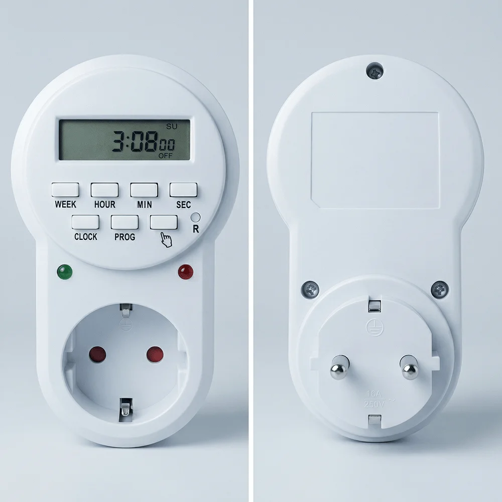 German Standard Timing Socket, Electronic Timer Timing Socket