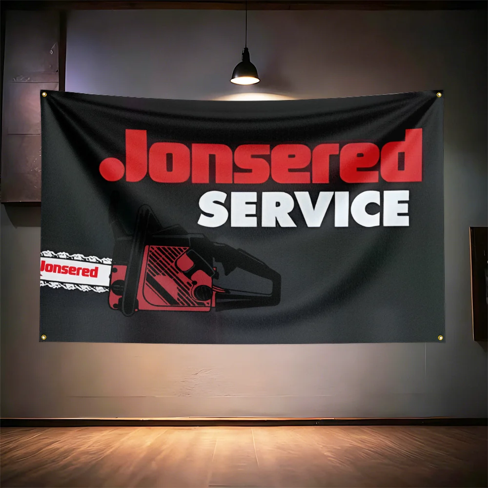 Jon-ser-eds Chainsaw Tool Flag - Gardening Tools Repair Shop ulasan dan harga