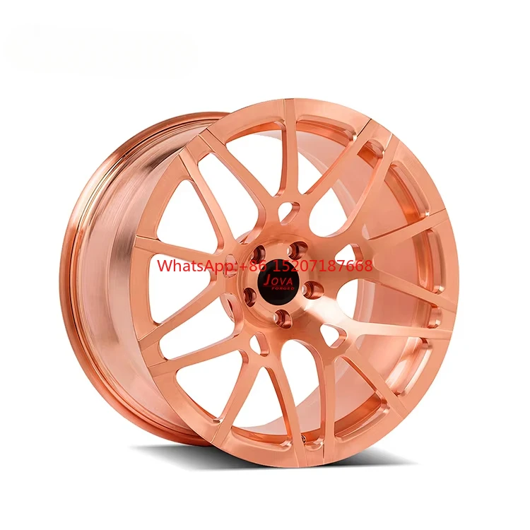 

Forged 18 Inch Wheels 5 Spoke Rose Gold Rims customizable