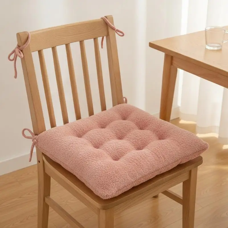 Winter Simple Plush Cushion Fart Cushion Office Sedentary Artifact Thickened Cushion Student Classroom Mat