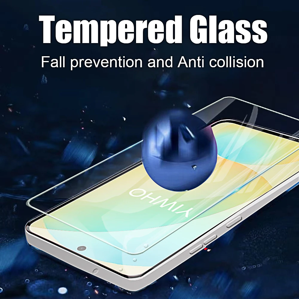 1-4pcs Protective Glass for Samsung S24 FE S23 S21 S20 Tempered Screen Protectors on For Samsung Galaxy S24fe S23fe S21fe S20fe