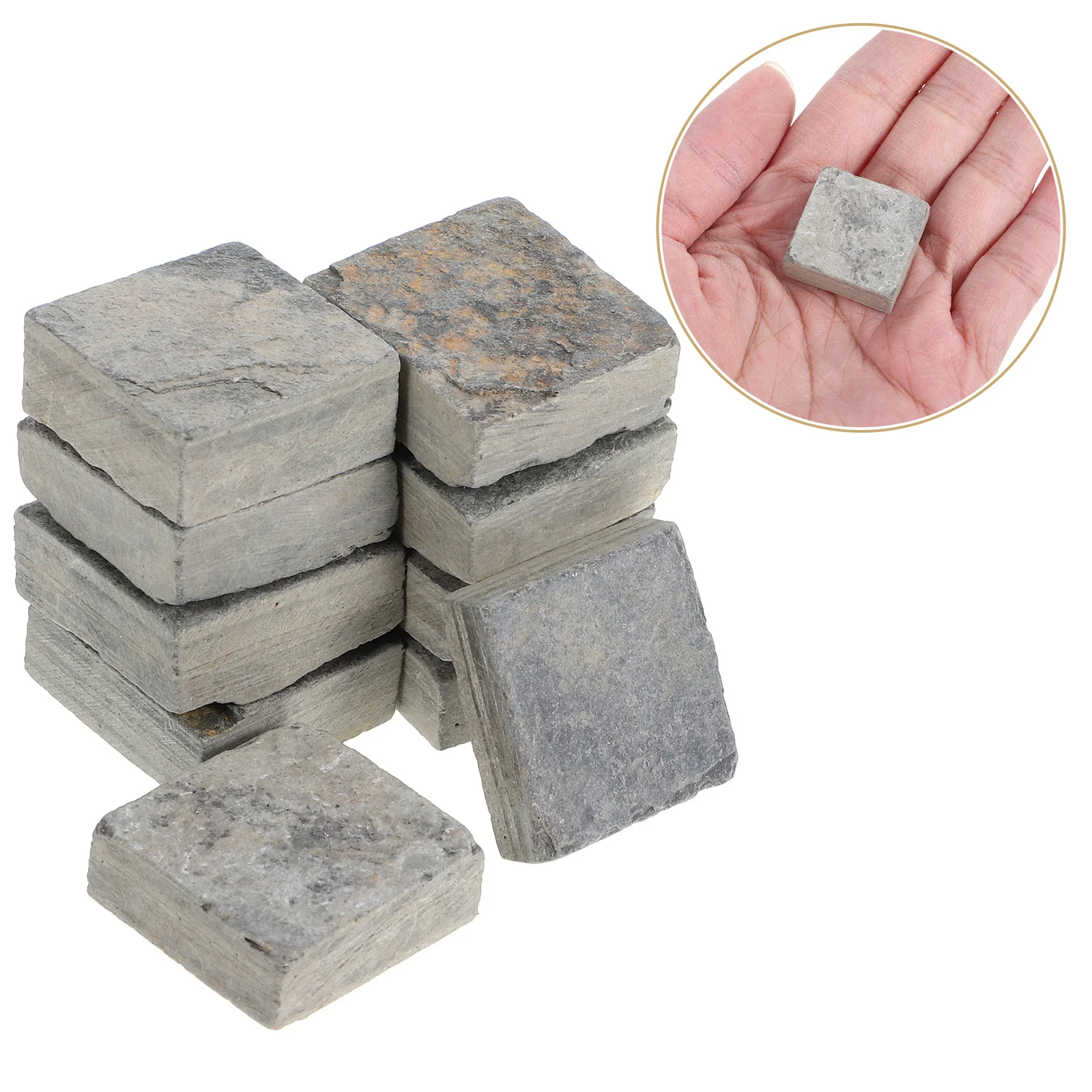 

10Pcs Turtle Tank Rock Natural Aquarium Landscape Stone Fish Tank Decoration Basking Platform Aquarium Decor Rocks