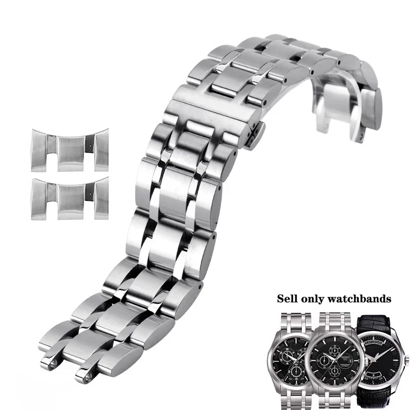 Мужской ремешок для часов из нержавеющей стали 22 мм 23 мм 24 мм для Tissot T035 Couturier, брендовый ремешок для часов T035617 T035439A, браслет для часов Мужской ремешок для часов из нержавеющей стали 22 мм 23 мм 24 мм для Tissot T035 Couturier, брендовый ремешок для часов T035617 T035439A, браслет для часов