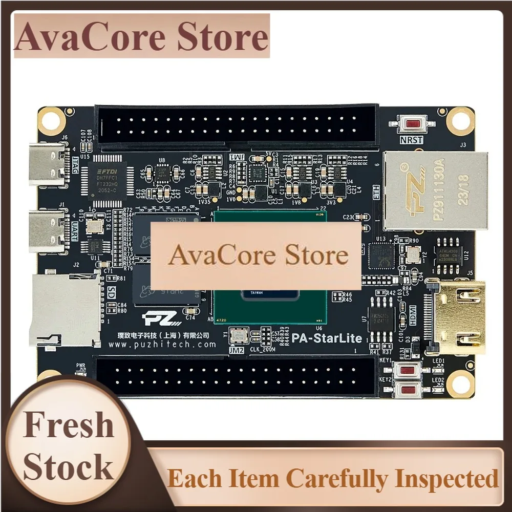 AvaCoreFpga Som Friendly Artix 7 A735T Small Size Xilinx Fpga Board For MIPI Gigabit Ethernet On-board JTAG