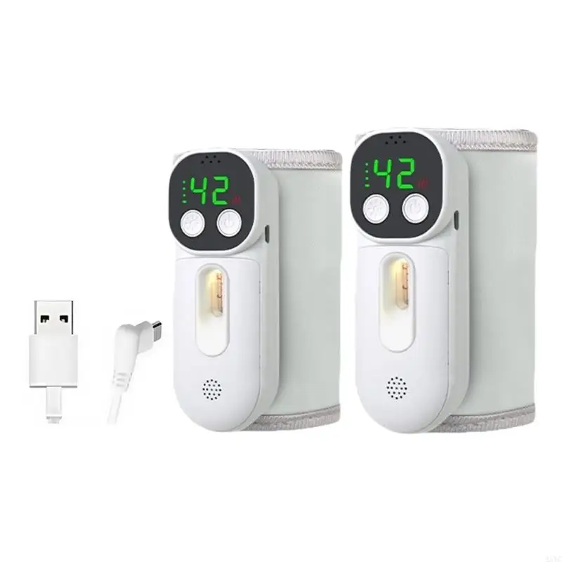 A5YC Du lịch thân thiện với trẻ sơ sinh Chai nóng 10000mAh Bảo vệ nhiệt ABS cách nhiệt Điều khiển bằng giọng nói ấm hơn