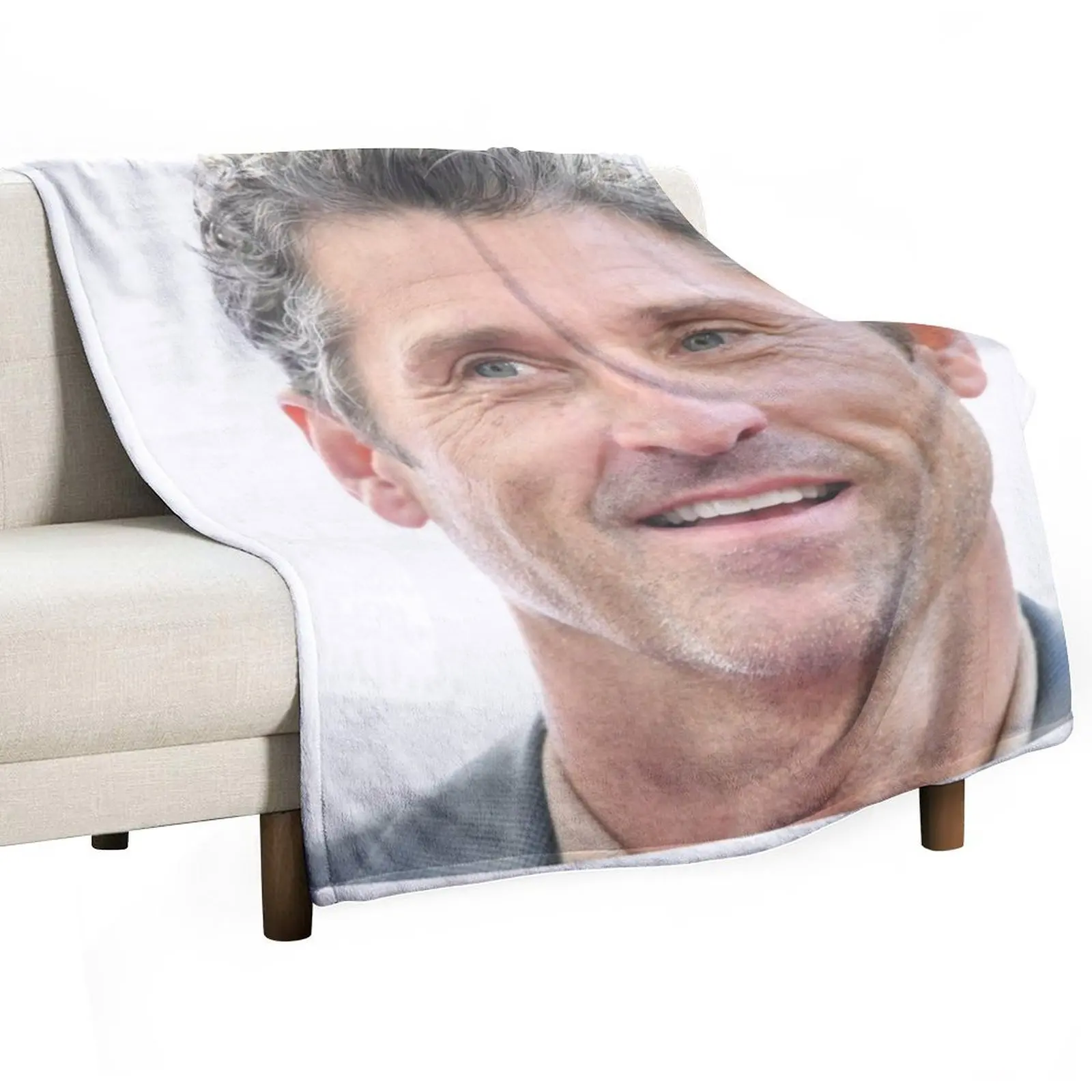 patrick dempsey Throw Blanket Plaid for sofa Blankets