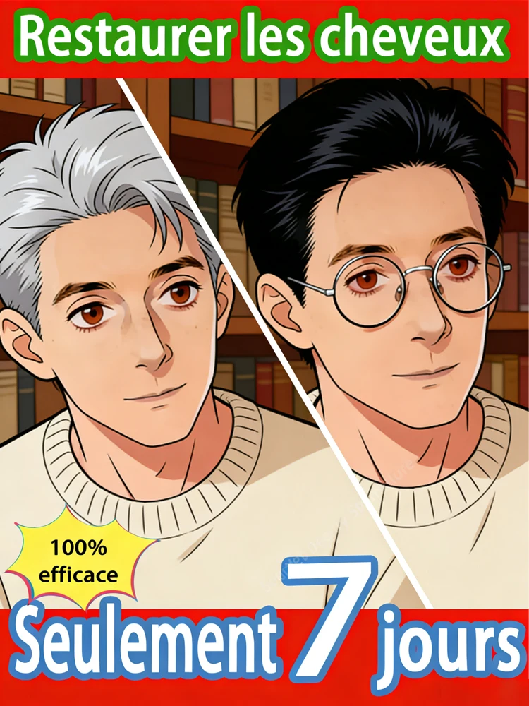 

Hair serum that nourishes the scalp, promotes the reversal of gray hair to black, and contains natural plant extracts.