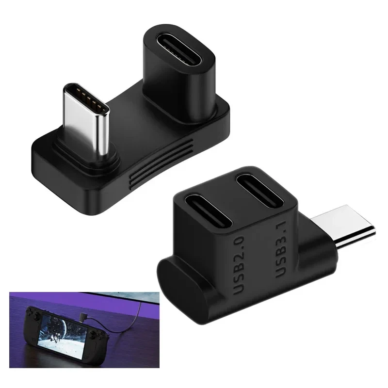 Steamdeck one to two adapter TypeC one to two adapter charging and transmitting data in one