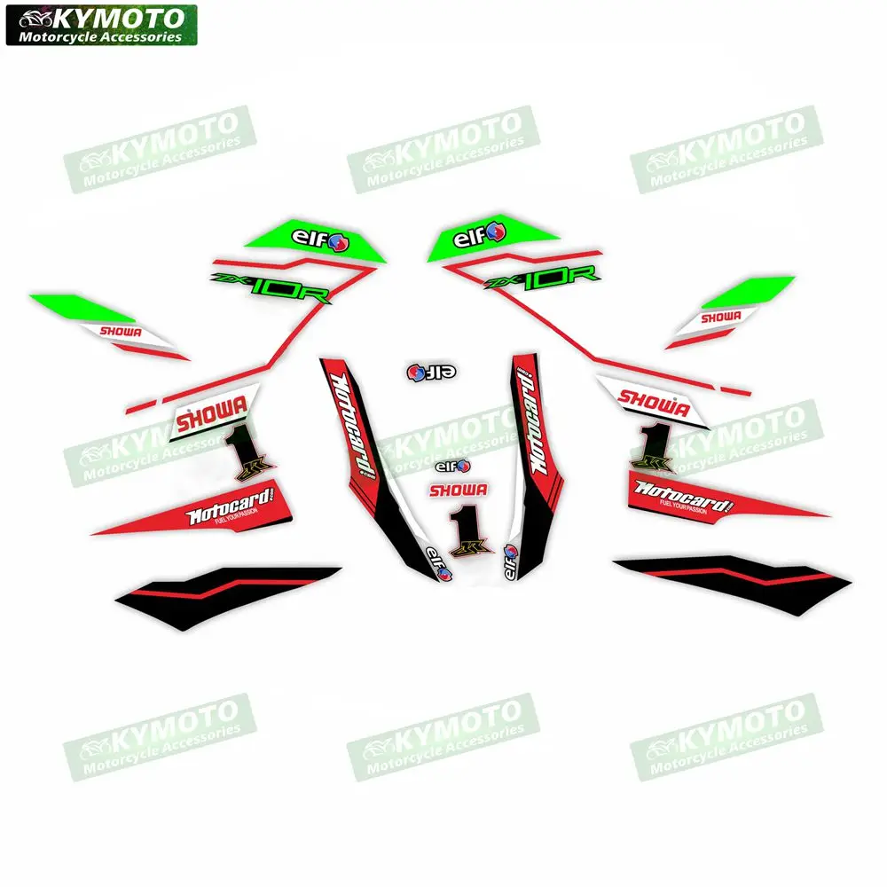 For ZX10R ZX-10R 2021 2022 2023 2024 Racing Motorcycle Accessories Sticker Fairing Decal Body Full Car Reflective Kit Decoration