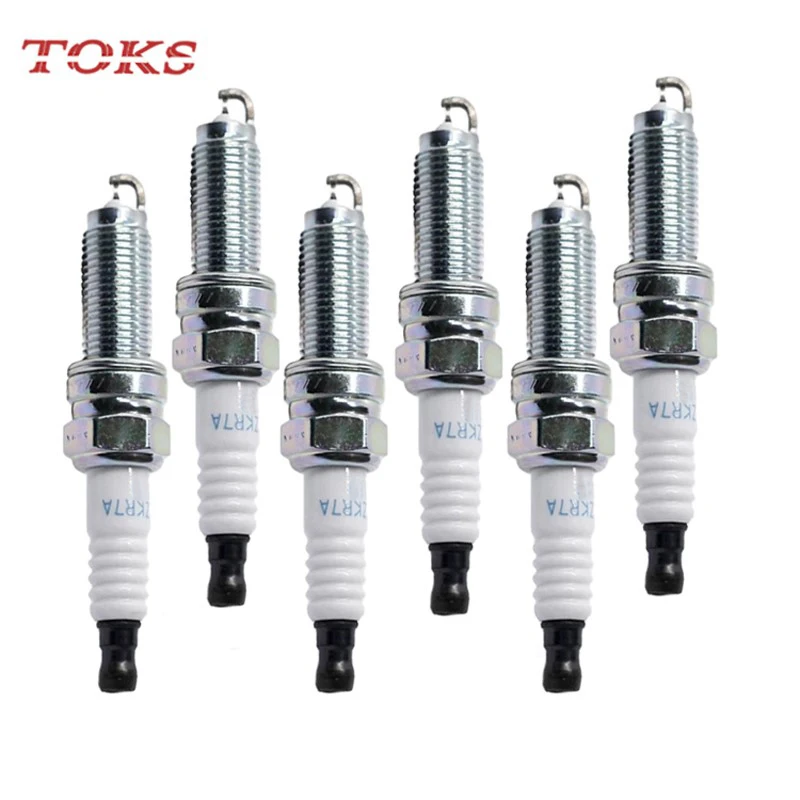 4-6PCS 12290-R71-L01 DILZKR7A11G Dual Iridium Spark Plug For Honda Accord Odyssey Pilot Acura 3.5L 12290R71L01 DILZKR7A-11G