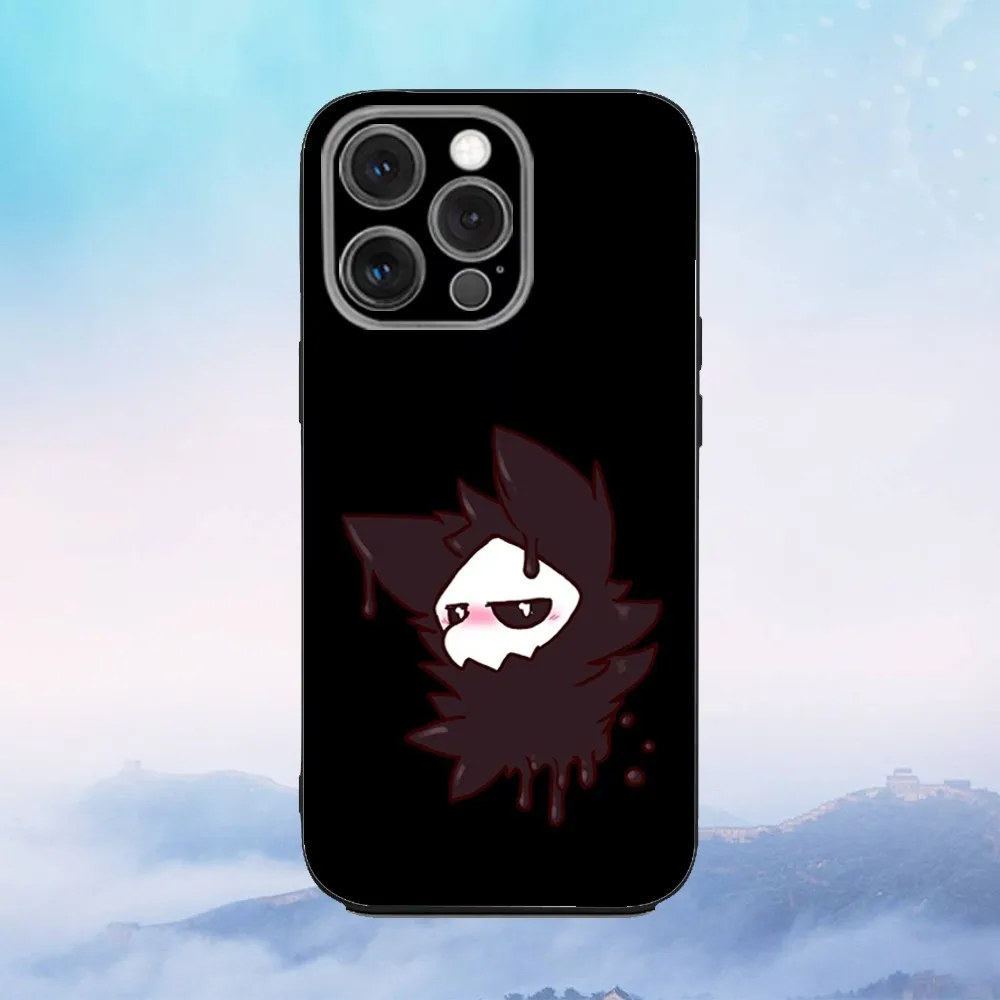 P-Puro는 iPhone 16,15,14,13,12,11,Pro,X,XS,Max,XR,Plus,Mini 소프트 블랙 커버용 모피 게임 전화 케이스를 변경했습니다.