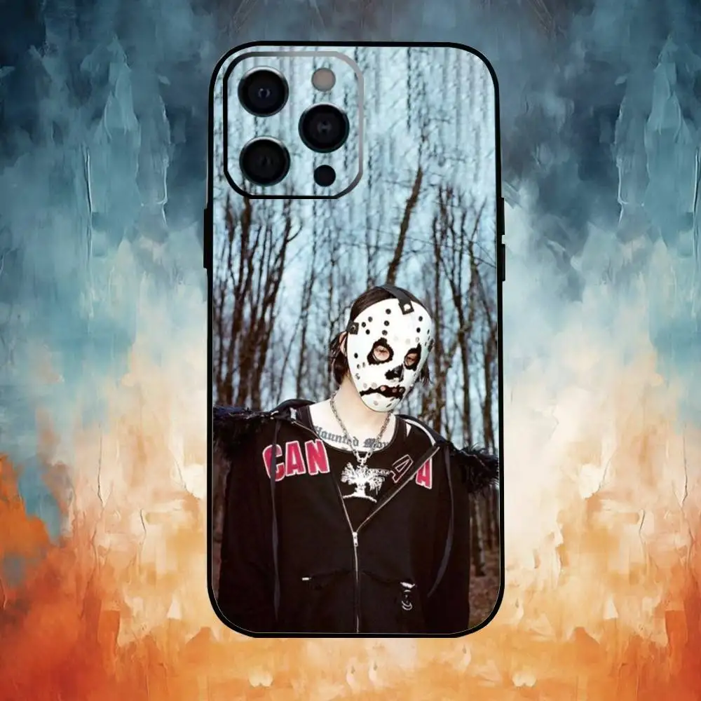 حافظة هاتف S-Sematary Haunted Mount لهاتف iPhone17,16,15,14,13,12,11 Plus، Pro Max غطاء أسود ناعم