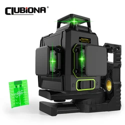 Clubiona CE Certificato 3D Nuovo ABS e PC Shell Linee antiurto Livello laser con BATTERIA da 5200 mah Funziona separatamente Linee laser