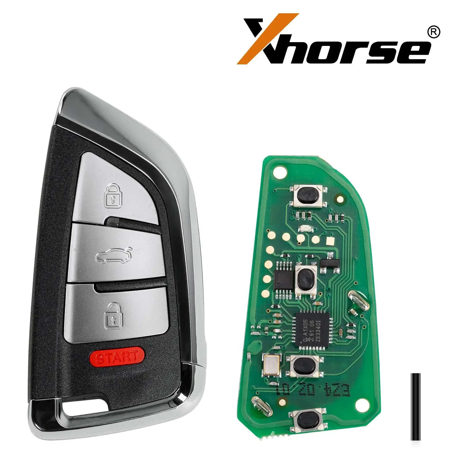 XHORSE XSDFX2EN سكين صغير نمط 4 أزرار XS سلسلة مفتاح ذكي عالمي النسخة الإنجليزية 1/2/5 قطعة/الوحدة